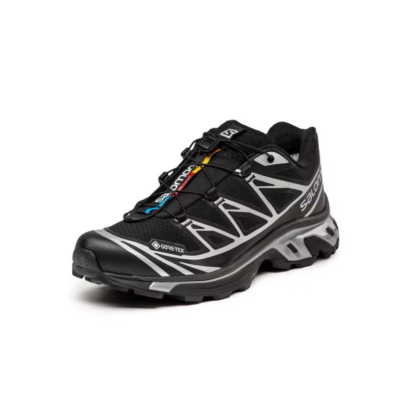 <連線代購商品> Salomon XT-6 Gore-Tex 黑銀色 防水 登山 露營 L47450600