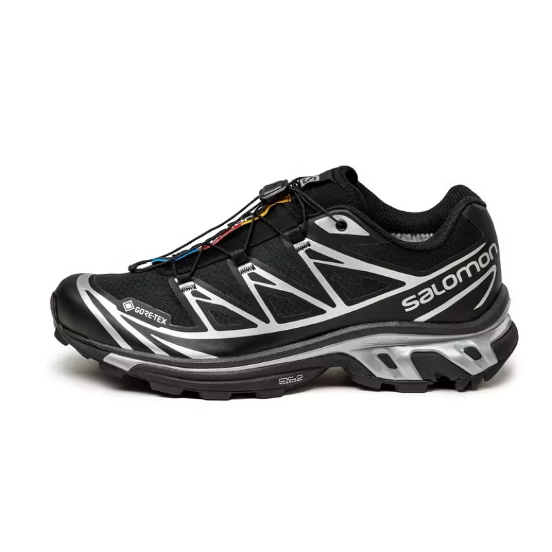 <連線代購商品> Salomon XT-6 Gore-Tex 黑銀色 防水 登山 露營 L47450600