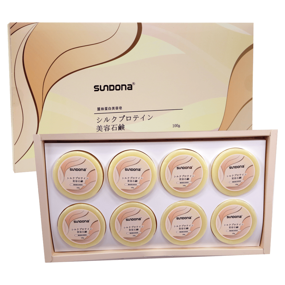 信大蠶絲蛋白美容皂8入組