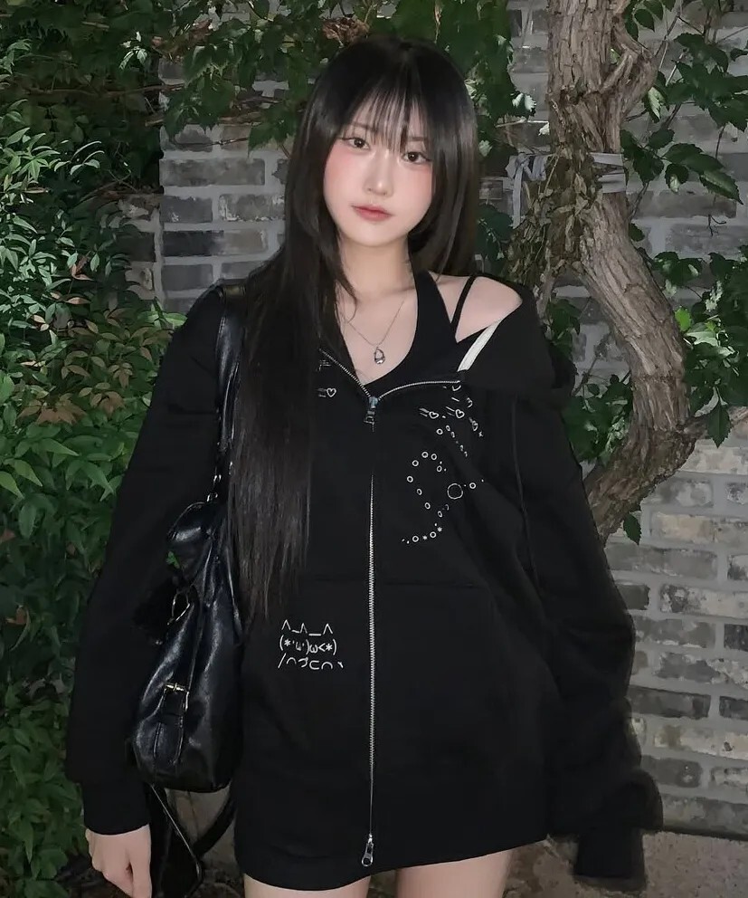 韓國代購 Ambler 小熊Emoji 顏文字 AZIP803 內刷毛 連帽 外套 長袖 情侶穿搭