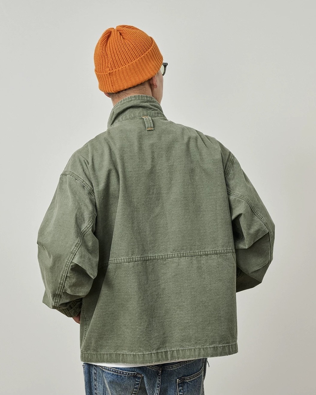 #預購 BROSHOOD 25AW 日系寬鬆 軍事風 水洗做舊M65夾克外套 兩色