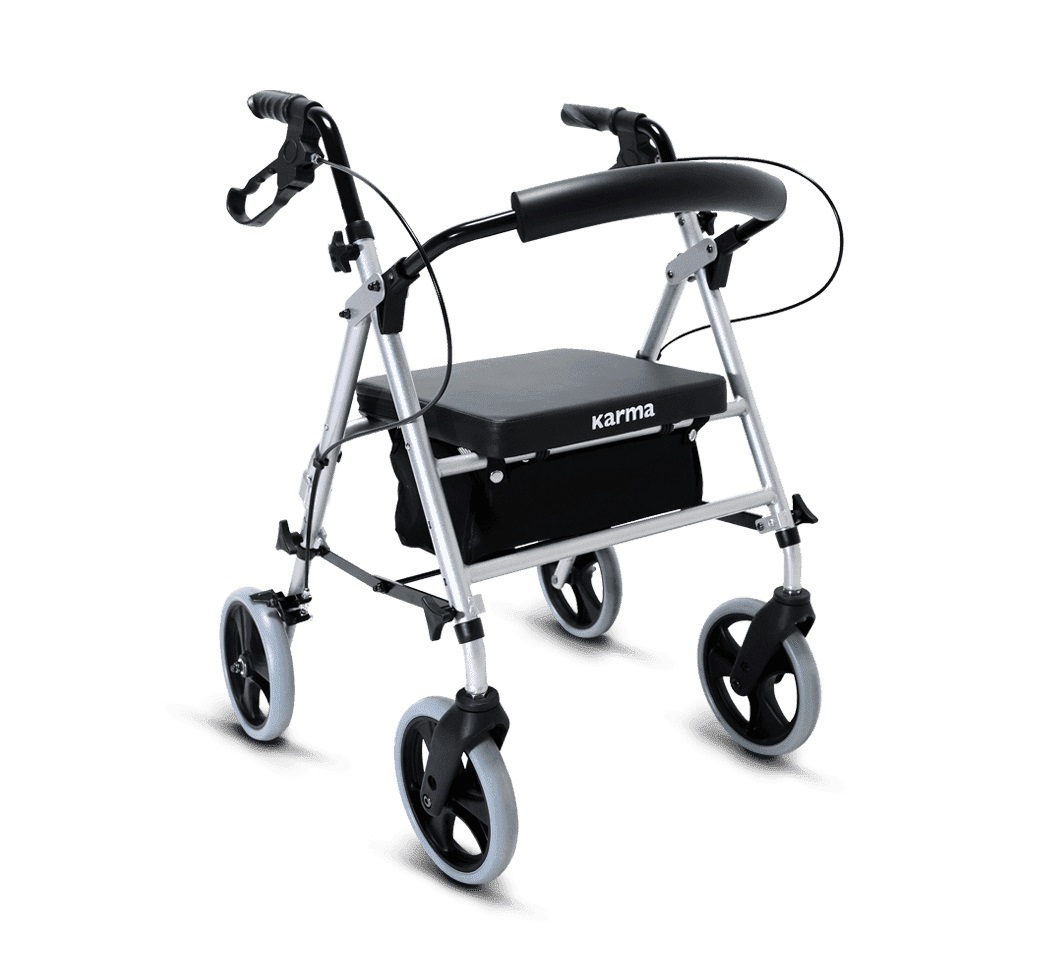 康揚 輕鬆行 100 鋁合金四輪助行車