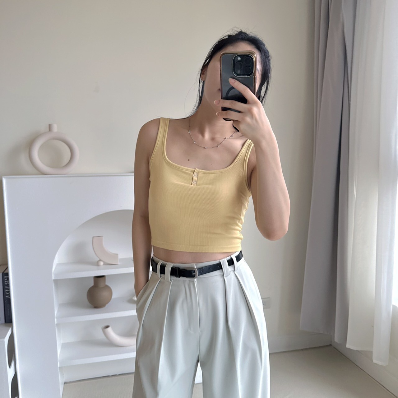 雙扣造型方領（Bratop）（現貨）