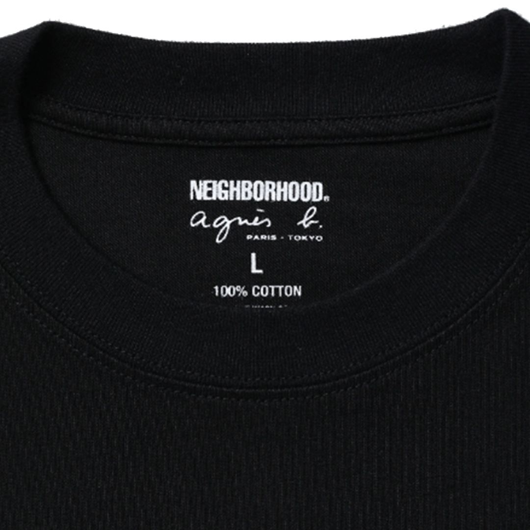 NEIGHBORHOOD® × agnès b. CREWNECK SS XS NEIGHBORHOOD X AGNES B. . CREWNECK SS-1 這款短袖T採用agnès b. 原創