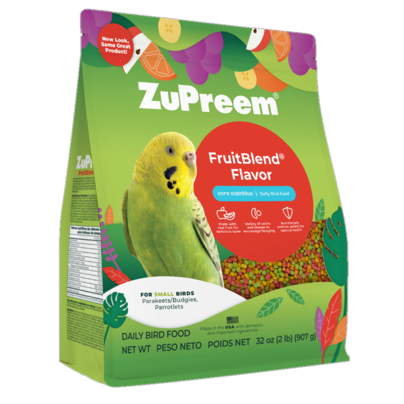 [一件包郵]Zupreem 水果滋養大餐 小型鸚鵡鳥飼料 - 2lb (到期日:2026年11月21日)