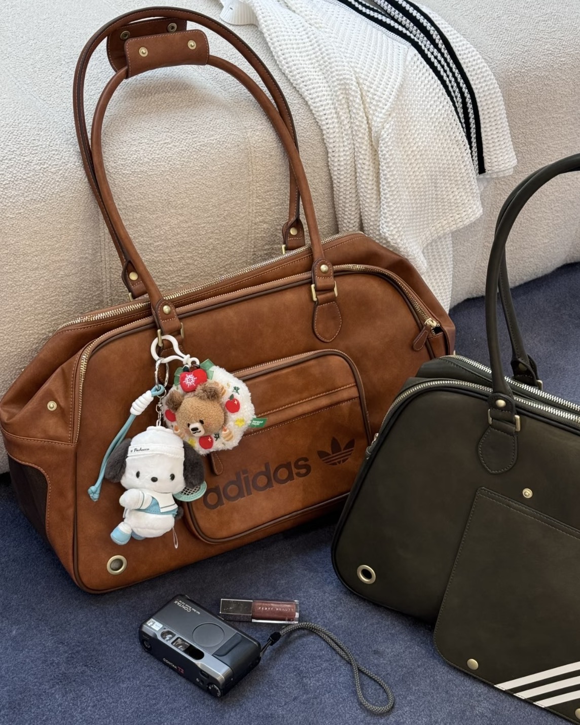 <快速出貨> 最潮寵物包! ADIDAS OG 皮革手提寵物包 外出包