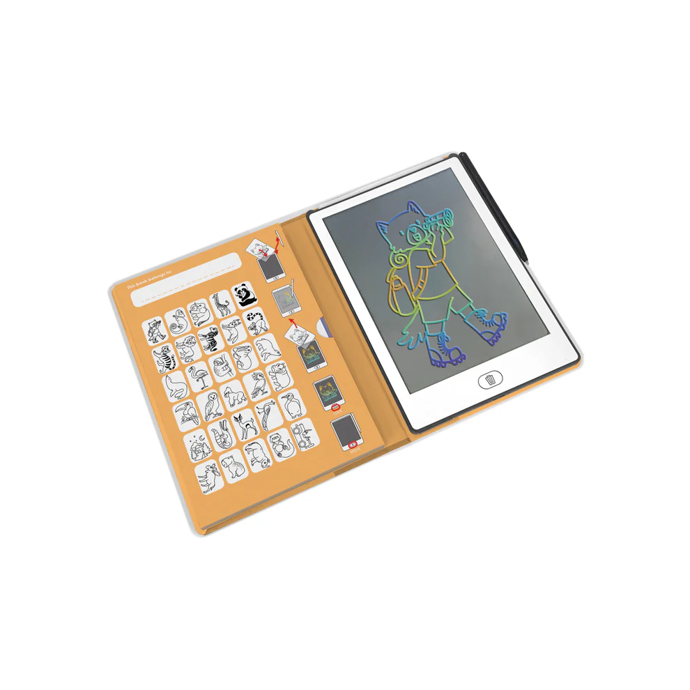 Kidywolf kidydraw-mini drawingpad 30 animals