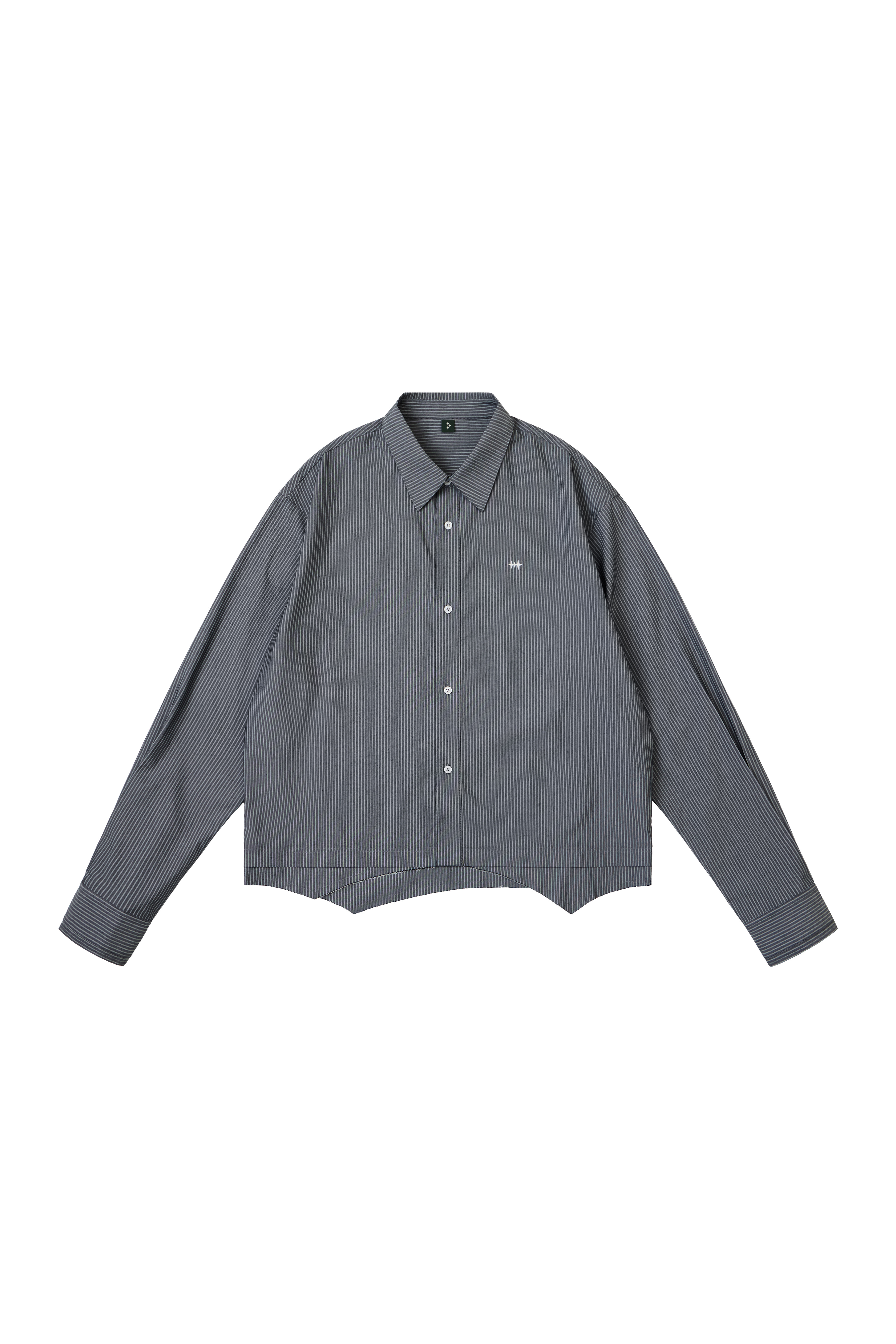 ARC BASIC STRIPED SHIRT - BLACK