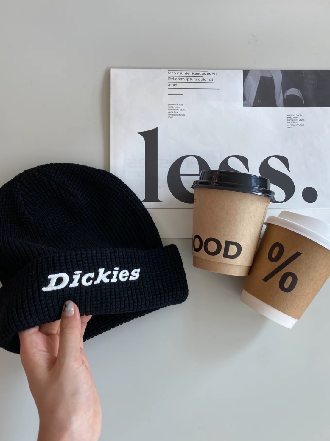 DICKIES 華夫格 絨線帽