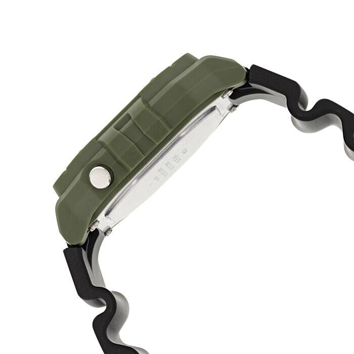 萬年鐘錶 - CASIO訊 卡西歐方形機能性運動電子錶 W-218H-3A  錶徑 : 43.2 MM