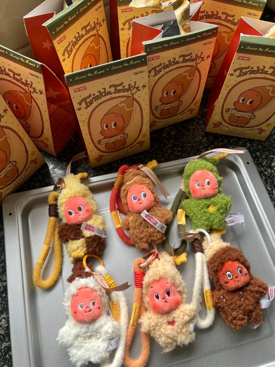 POPMART 泡泡瑪特 星星人 美味時刻系列 現烤小餅乾 毛絨盲盒