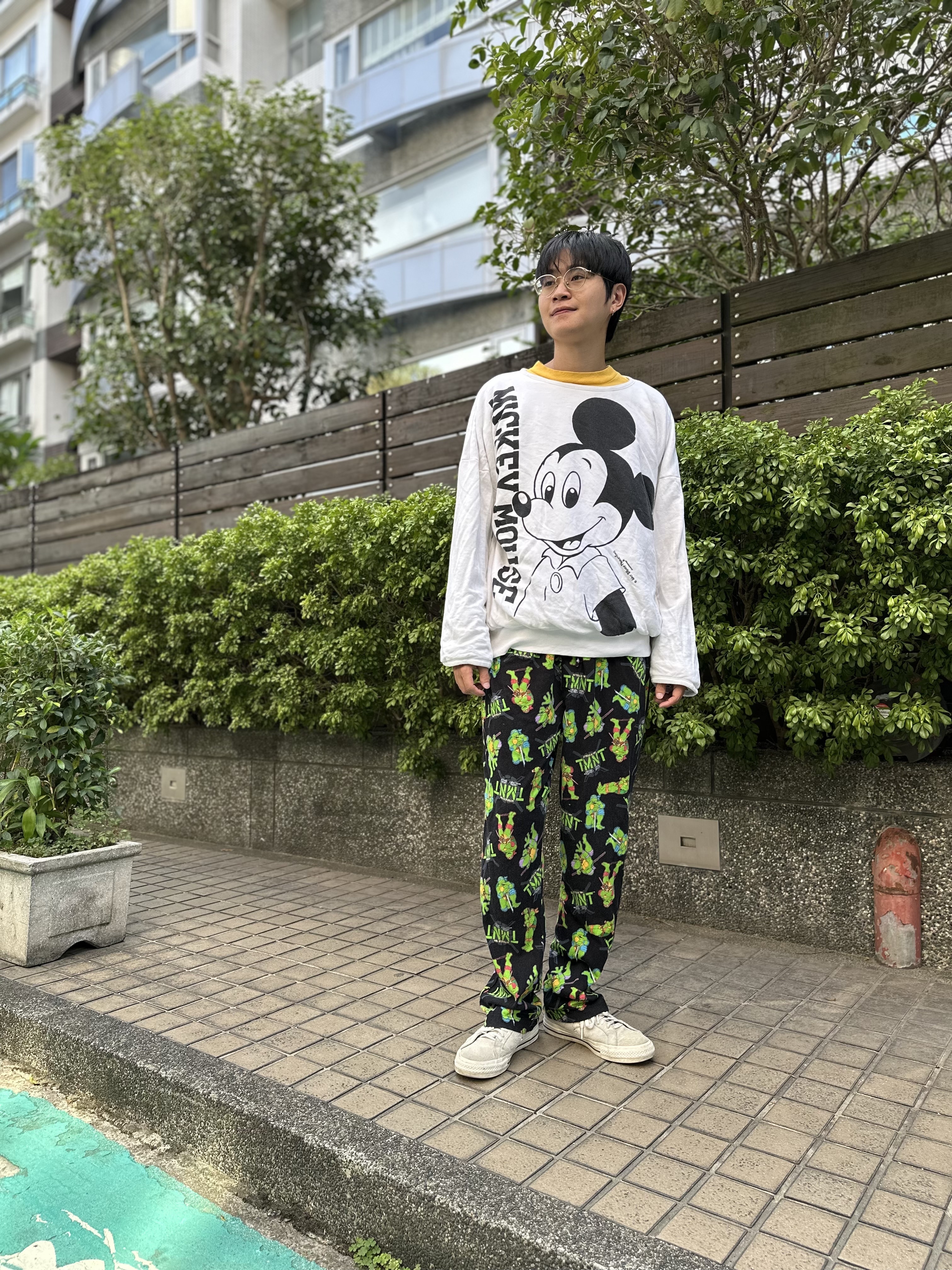 80’s MICKY MOUSE Reversible Sweat Shirt