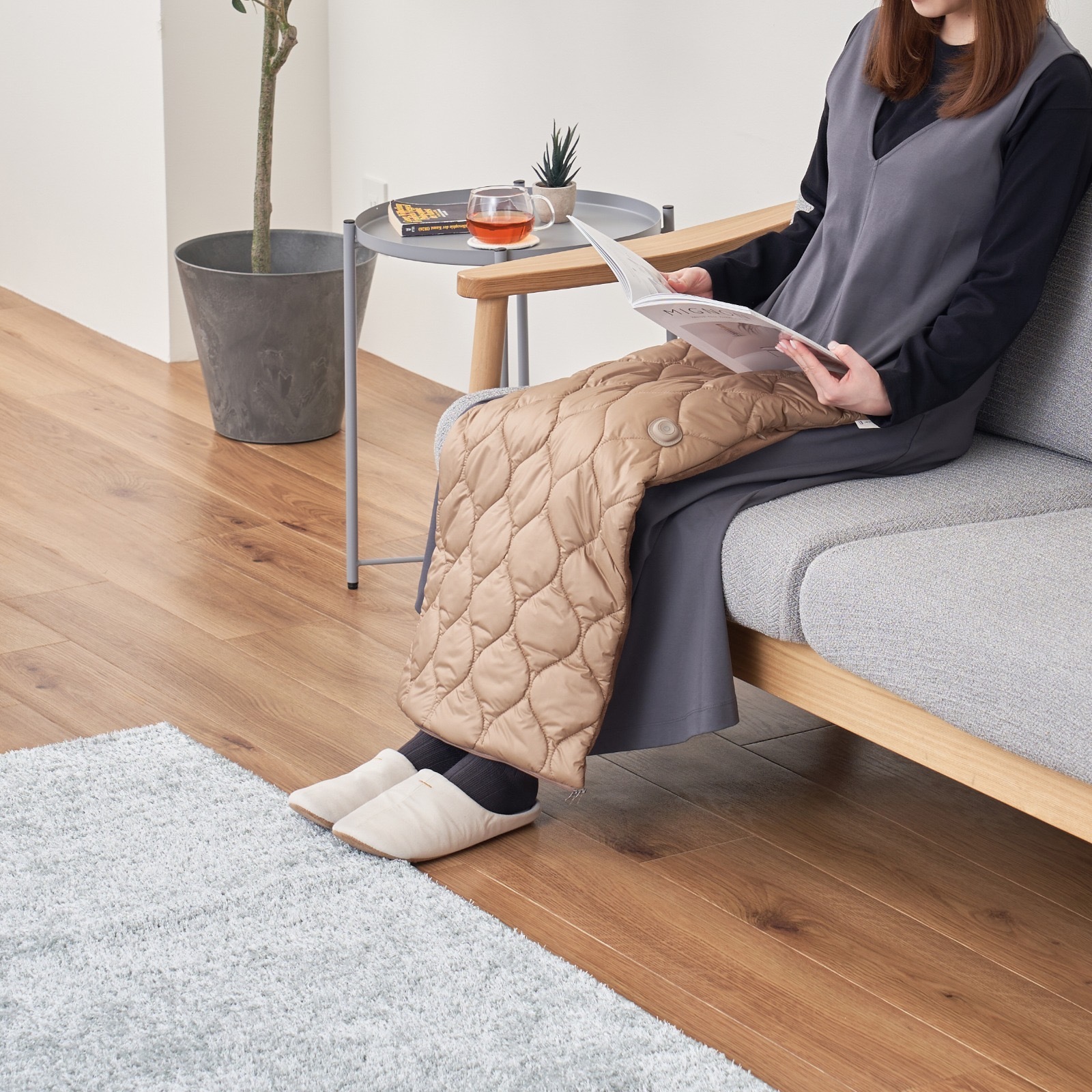 Life on Products LCAWA019 USB供電式兩用暖腳器 暖腳+迷你毛毯