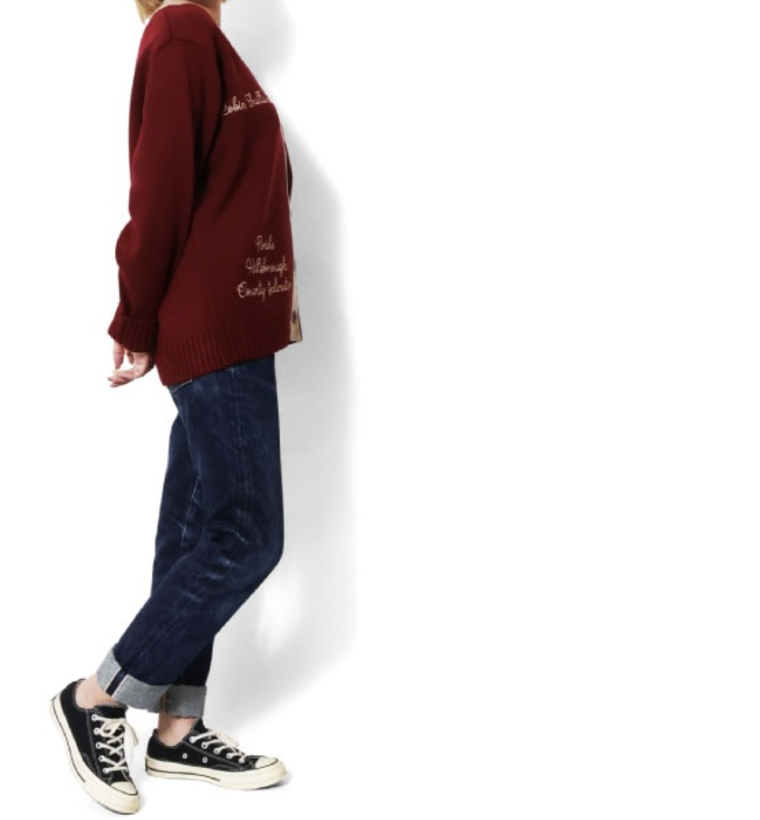 HOUSTON FFA RETTERED CARDIGAN / FFA MAROON