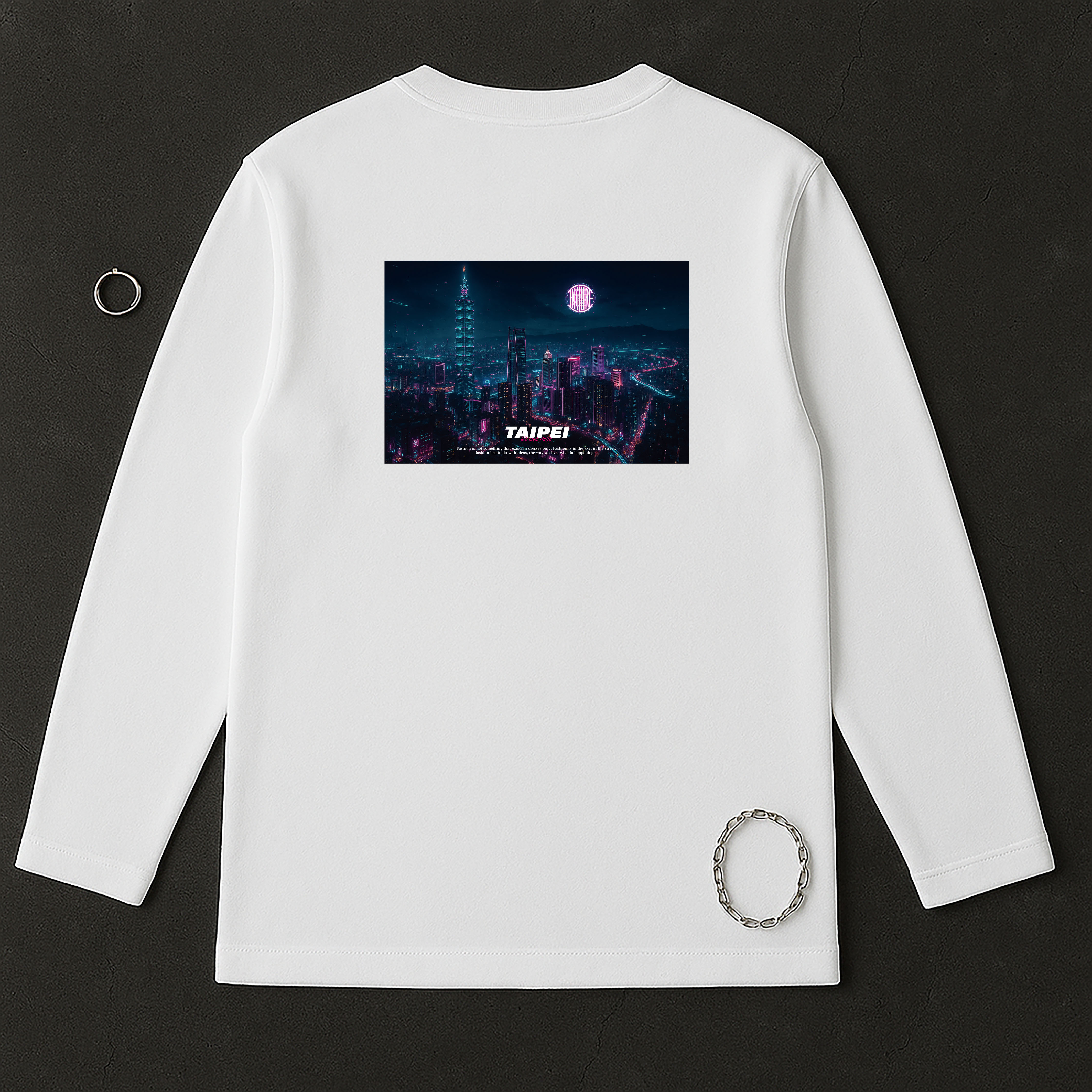 "D'INCLURE" - 酒空TAIPEI 薄長T〈DIN2513〉