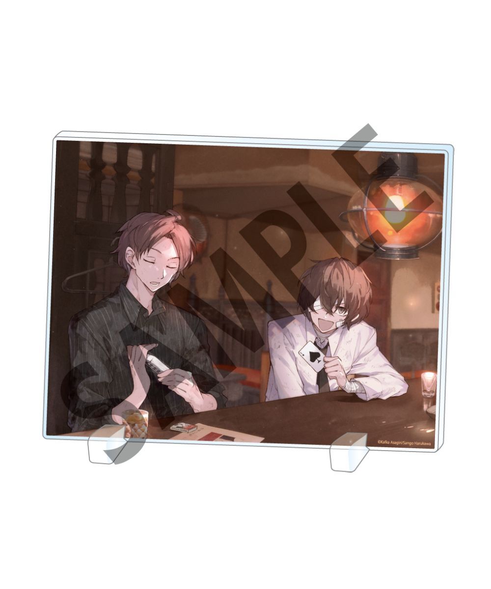 預購-『文豪Stray dogs　太宰を拾った日』壓克力板 太宰治＆織田作之助【日本進口精品】