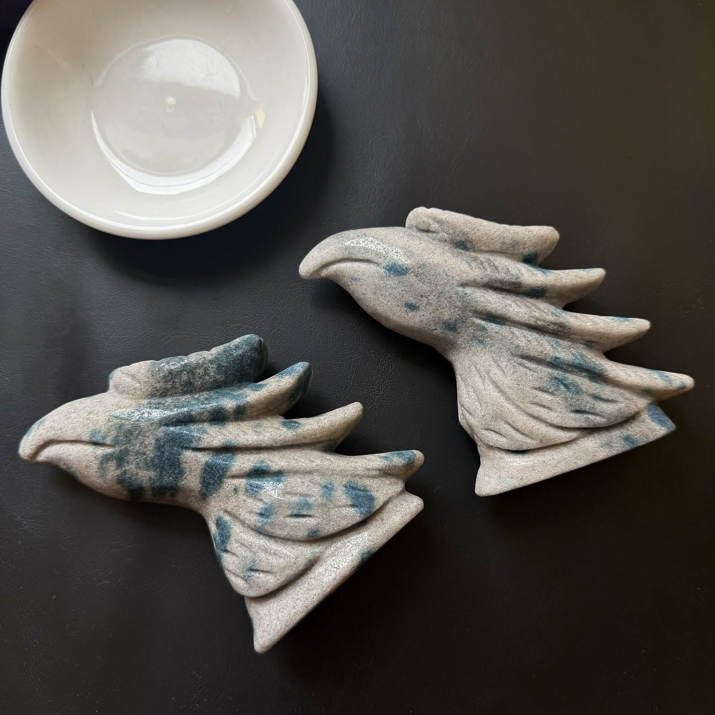 [原石] 高頻能量K2 Blue 和平鴿 水晶擺飾