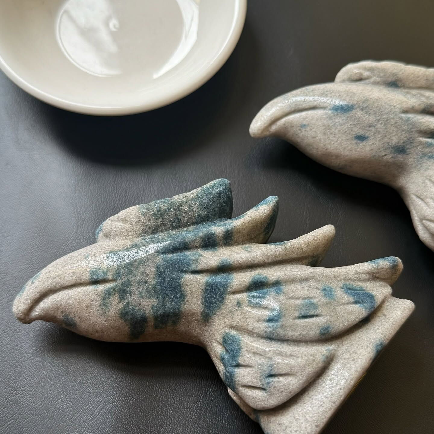 [原石] 高頻能量K2 Blue 和平鴿 水晶擺飾