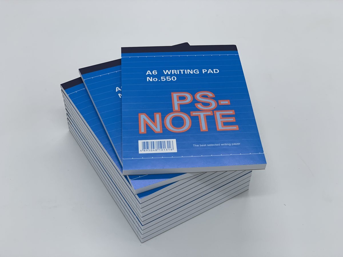 #550 A6 PS-NOTE 行線信紙簿 ( 12本 )