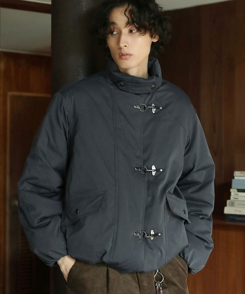 <秋冬必備❄️> Bleme 消防釦 復古 立領 外套 四色