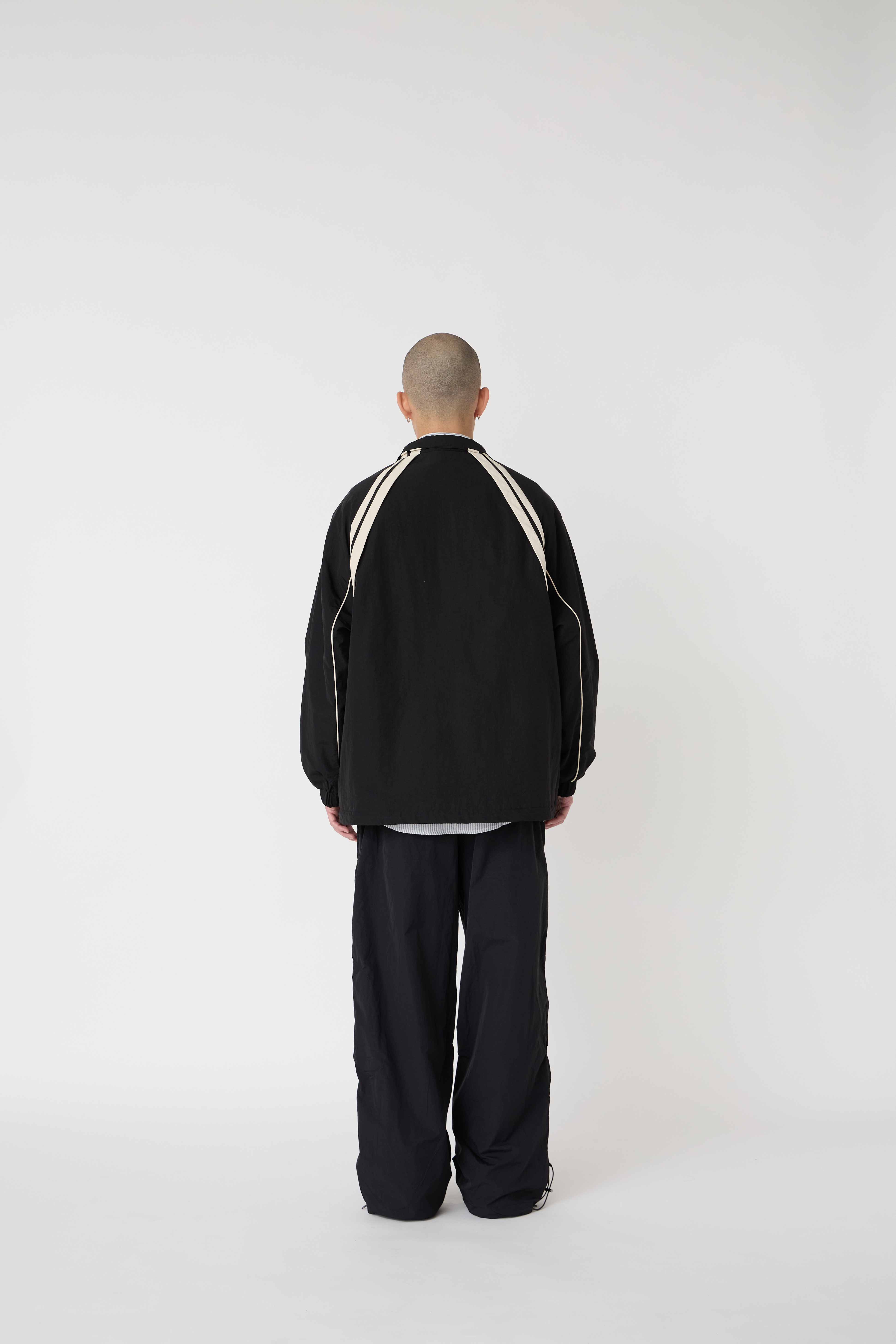 NOIR 城市構型拼接外套