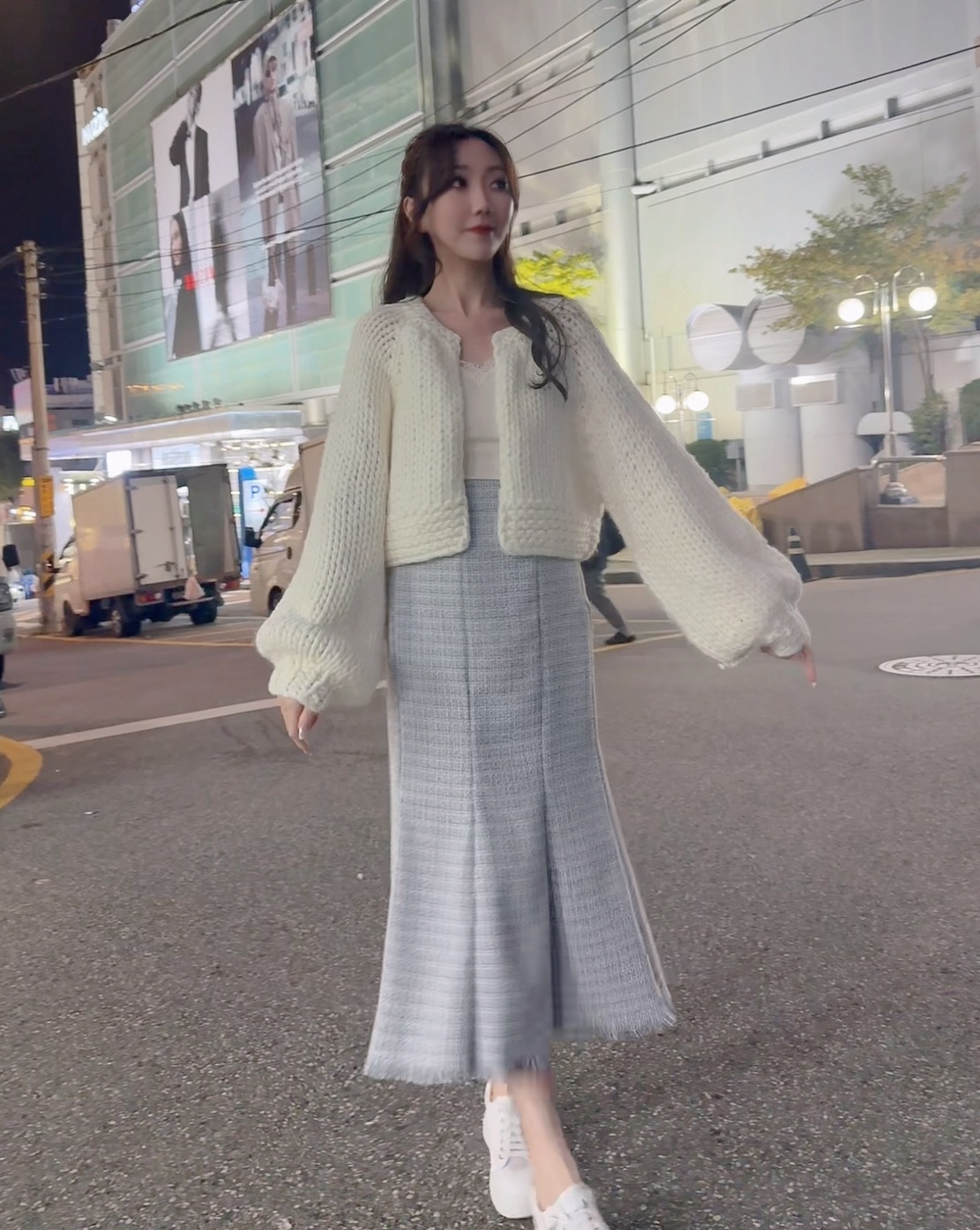 *BJ2 MADE SERIES* THE ELEGANT TASSEL TWEED MERMAID DRESS KR 1020