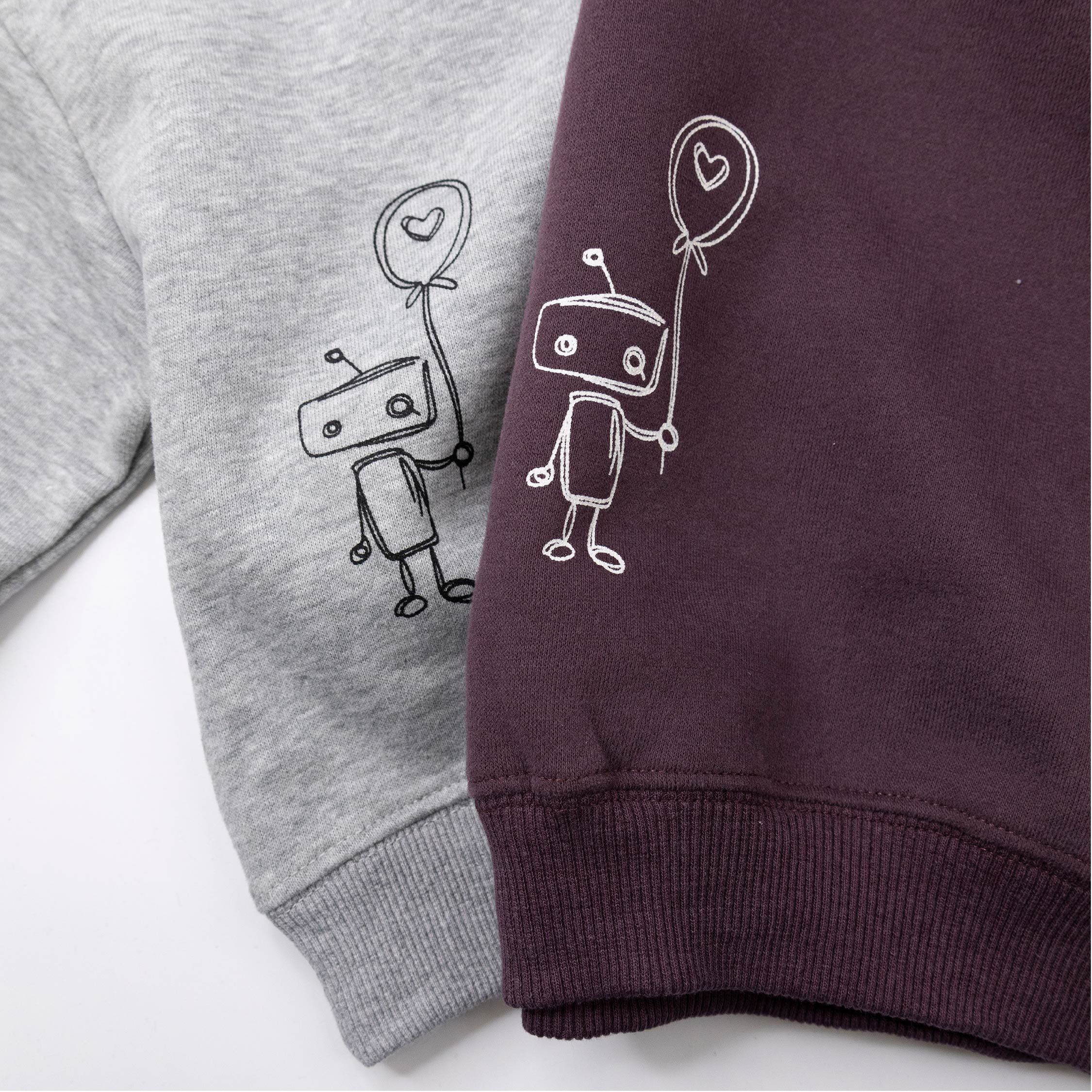 【H55486】愛心氣球機器人套裝＊二色