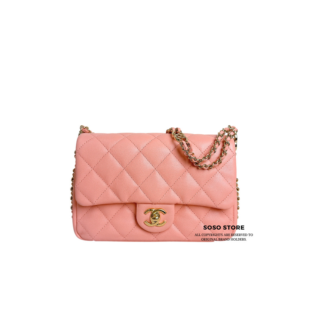 Chanel Flap Bag - Pink / Ghw