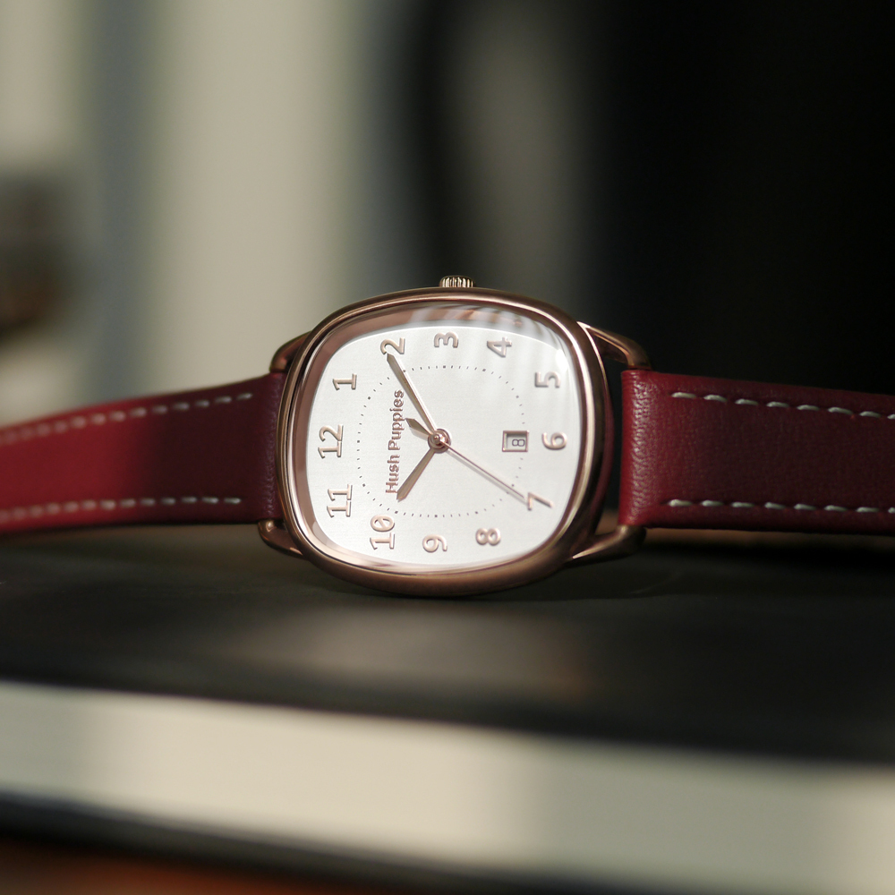 Signature 簡約氣質酒桶女錶(玫瑰金框) / 共2色