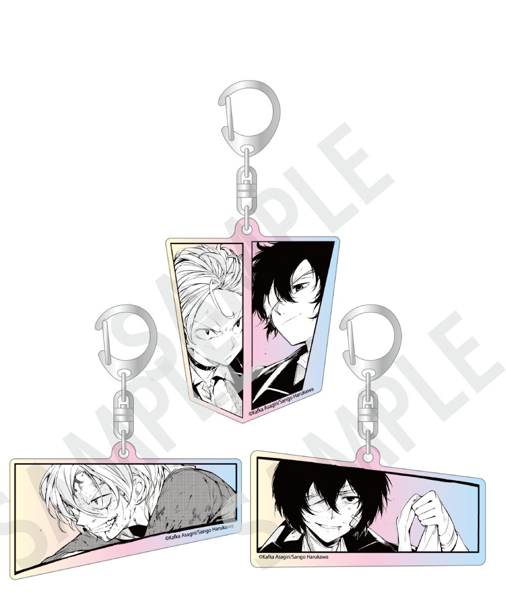 預購-『文豪Stray dogs　STORM BRINGER』極光壓克力鑰匙圈 系列【日本進口精品】