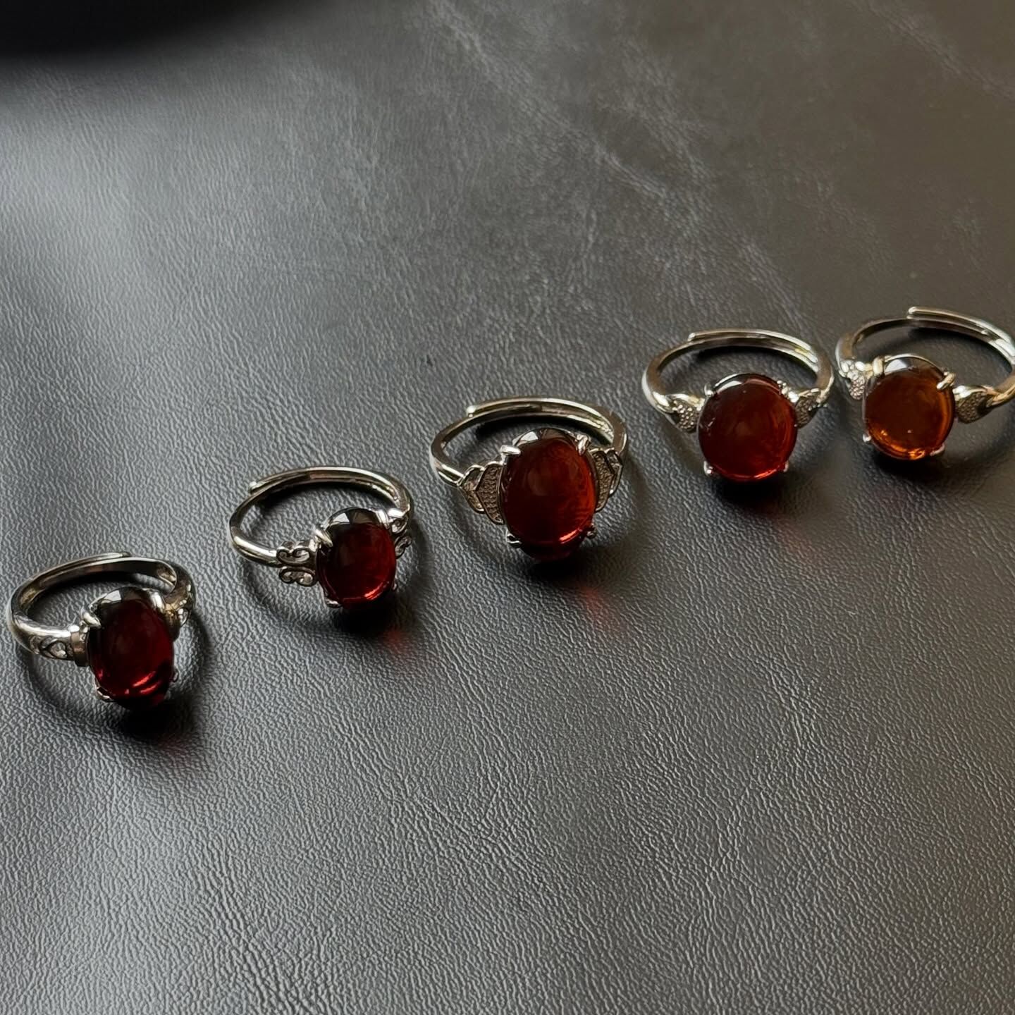 [原石] 血珀 戒指