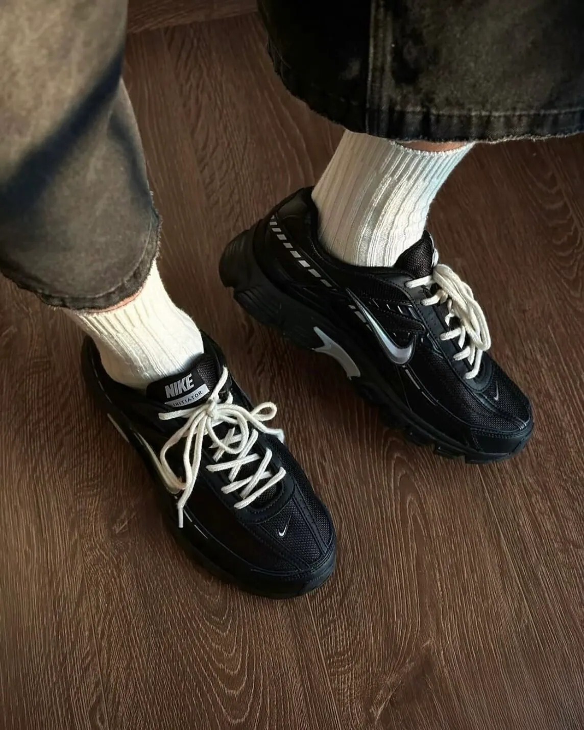 Nike Initiator 緩震 復古 黑武士 黑魂 男款