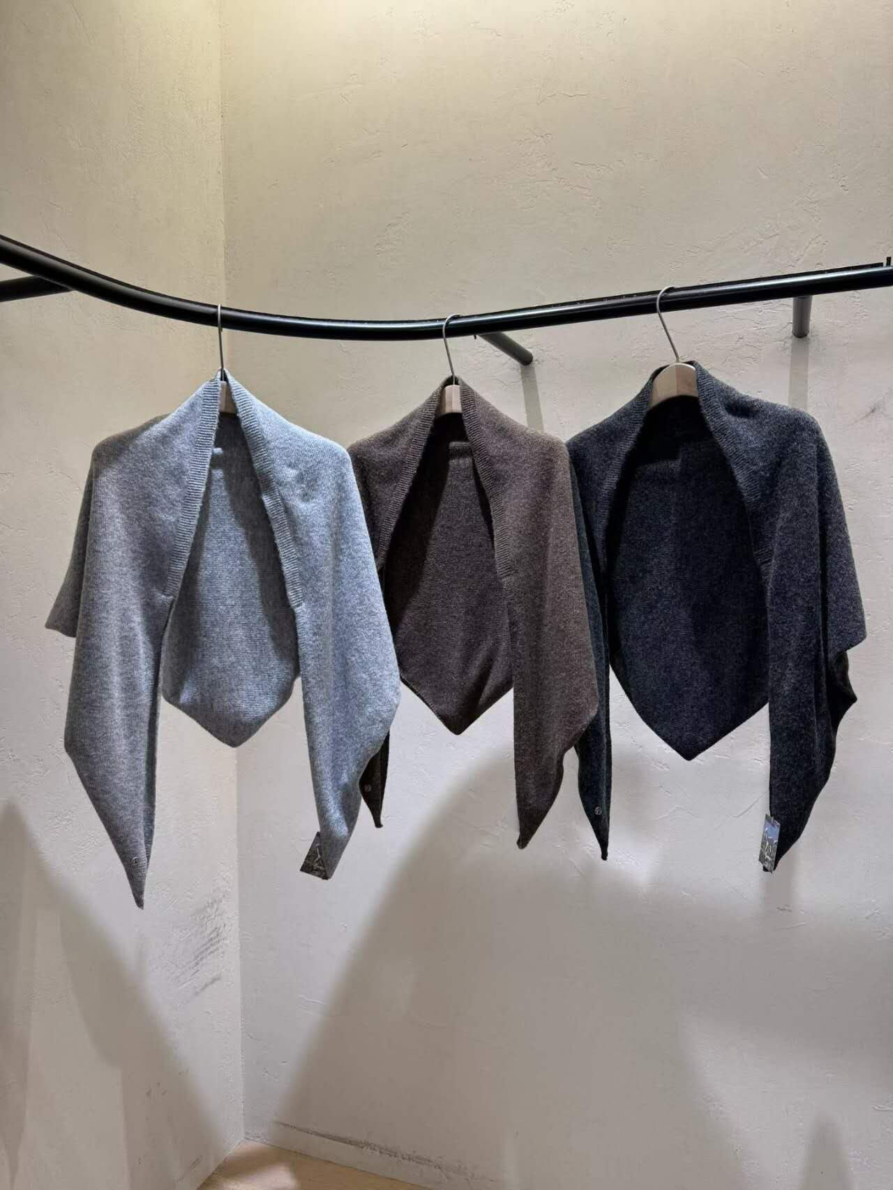 WJ5141 棉質綁結小披肩