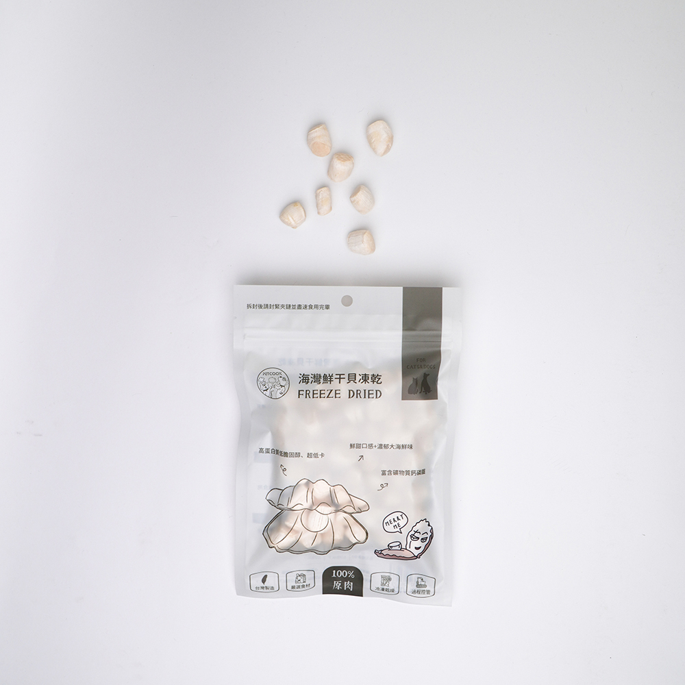 派庫干貝凍乾產品圖