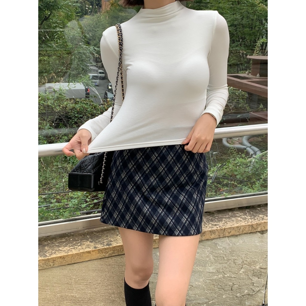 【imfine】女神打底 微立領彈力罩杯上衣 #9780