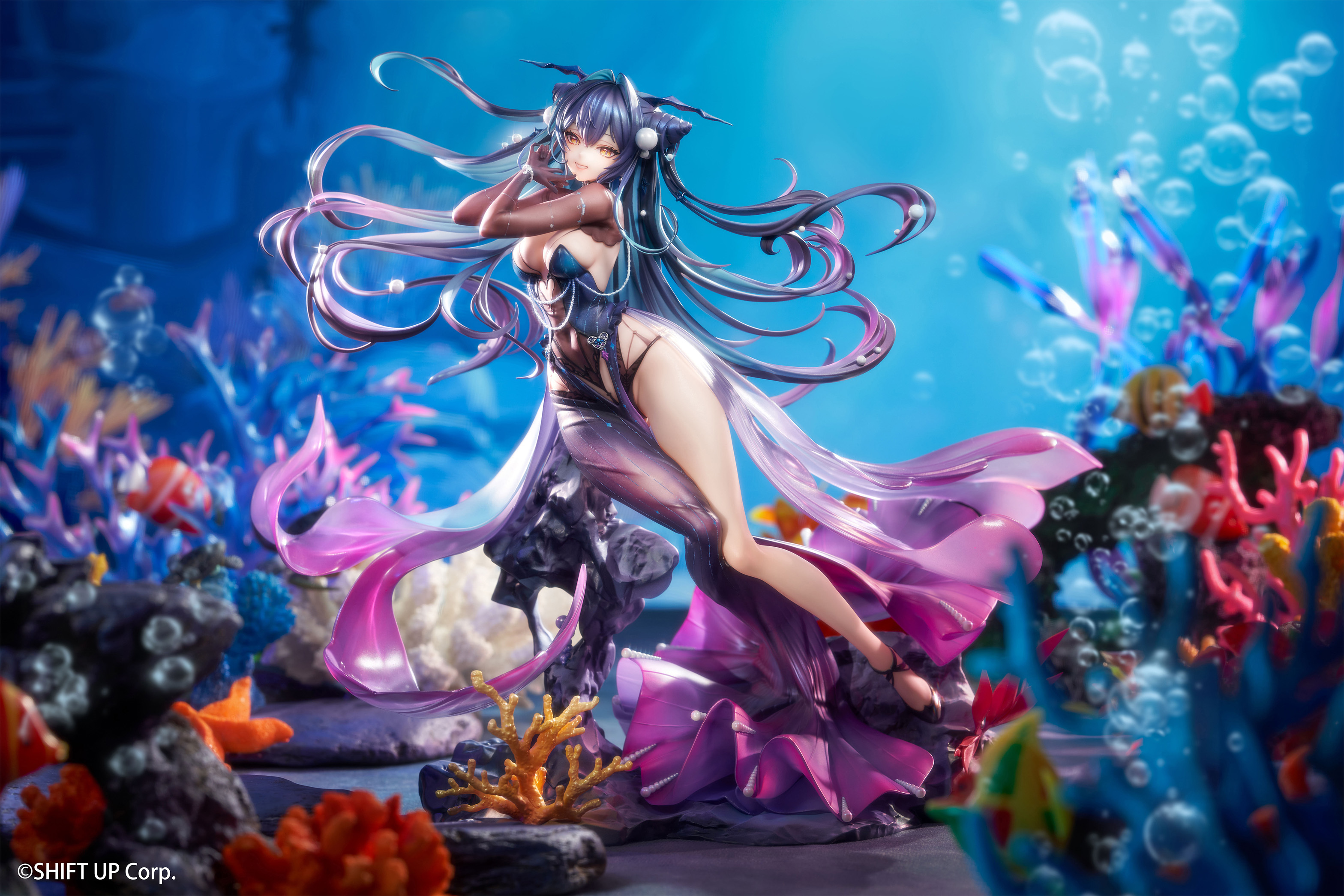日版 HOBBY SAKURA  勝利女神:妮姬 小美人 魚深淵之花 普通版 "GODDESS OF VICTORY: NIKKE" Little Mermaid: Abyss Flower 1/7 SCALE FIGURE NORMAL EDITION