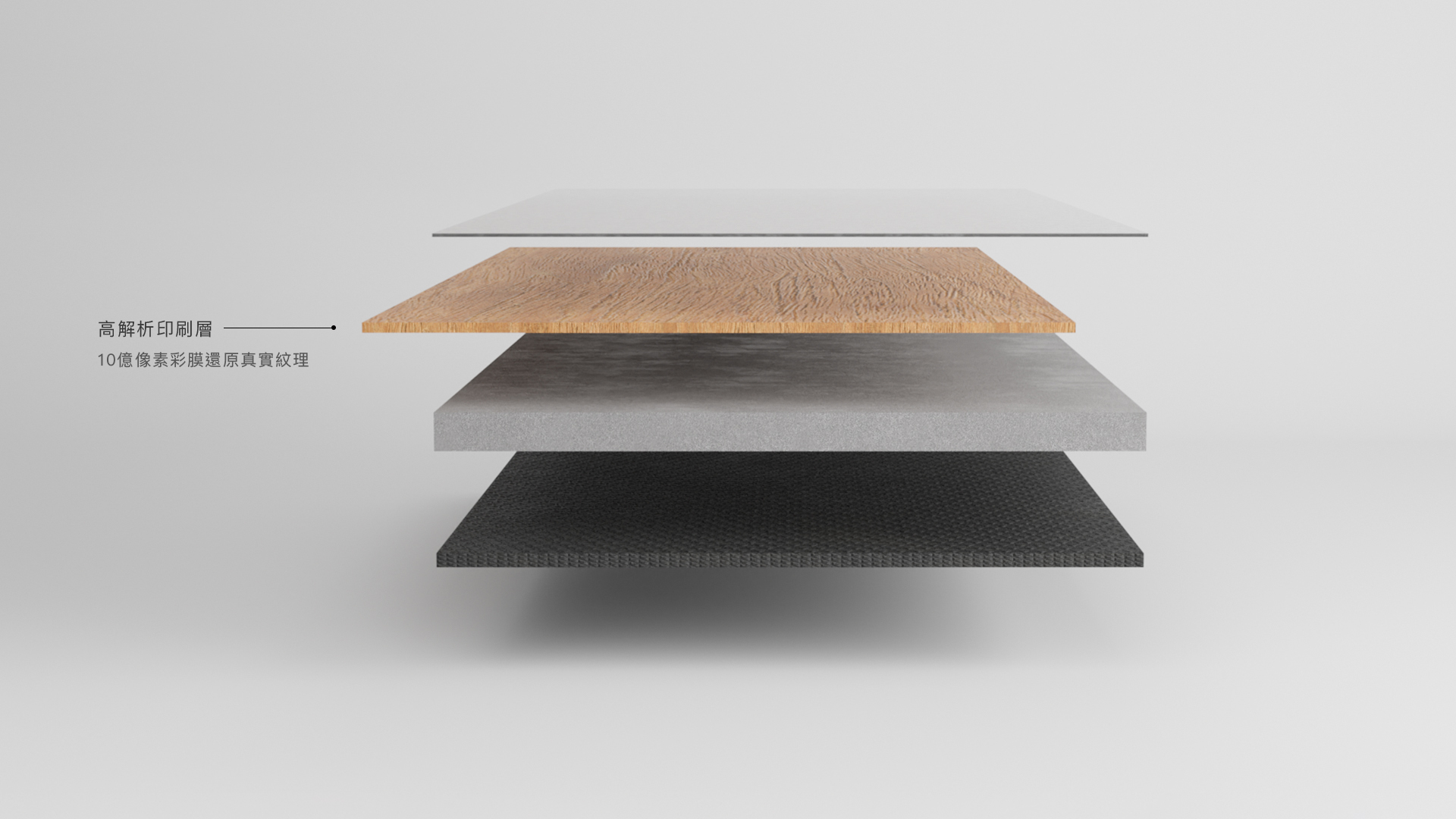 高解析印刷層