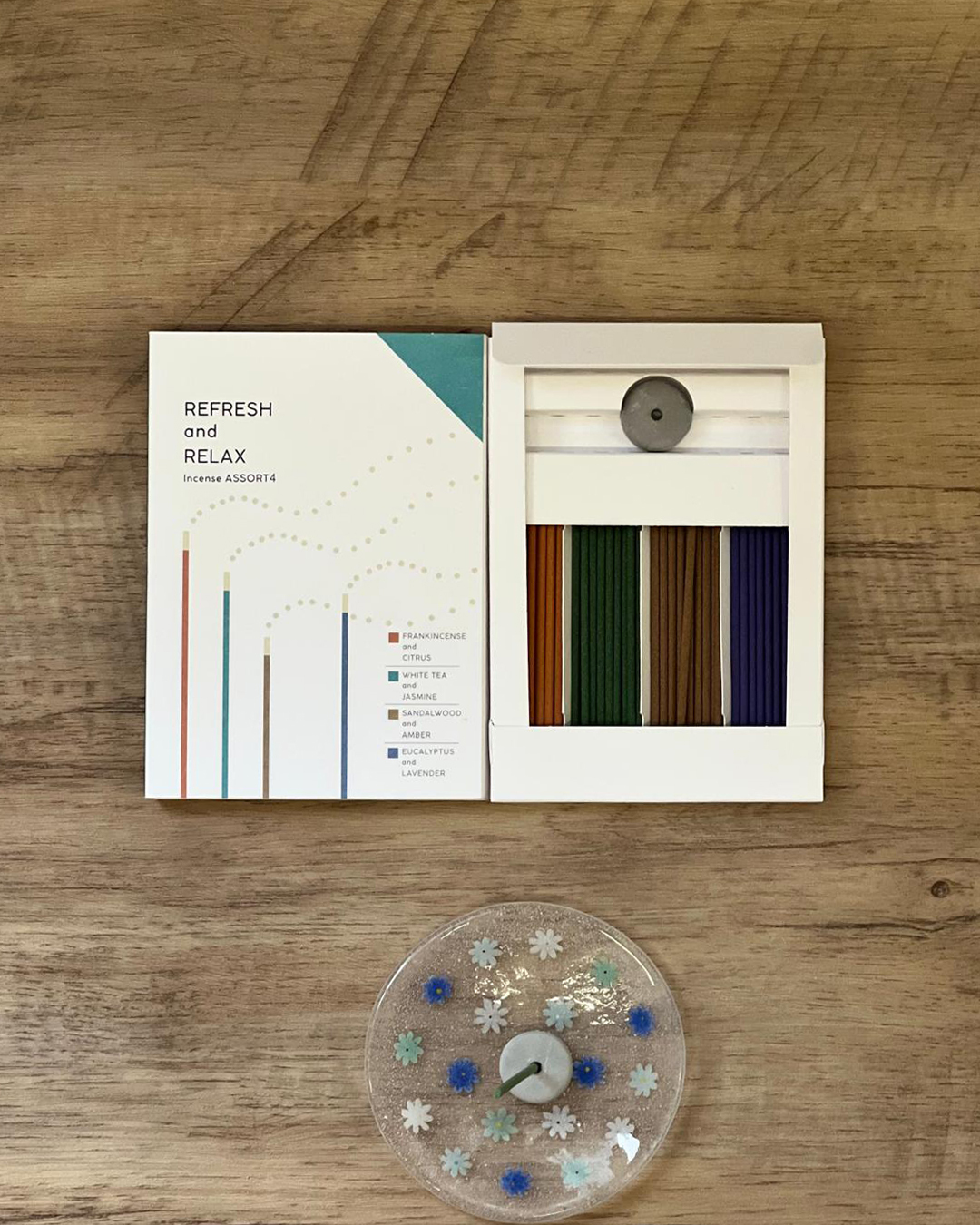 Aroma & Incense Refresh Relax set｜Kameyama