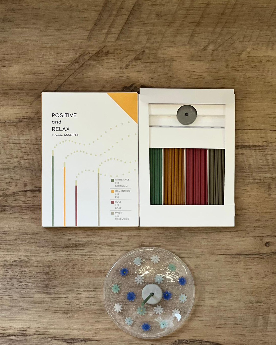 Aroma & Incense Positive Relax set｜Kameyama