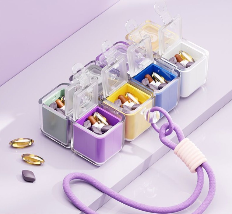 T100007【亞馬遜熱賣・玩轉趣味魔方藥盒】