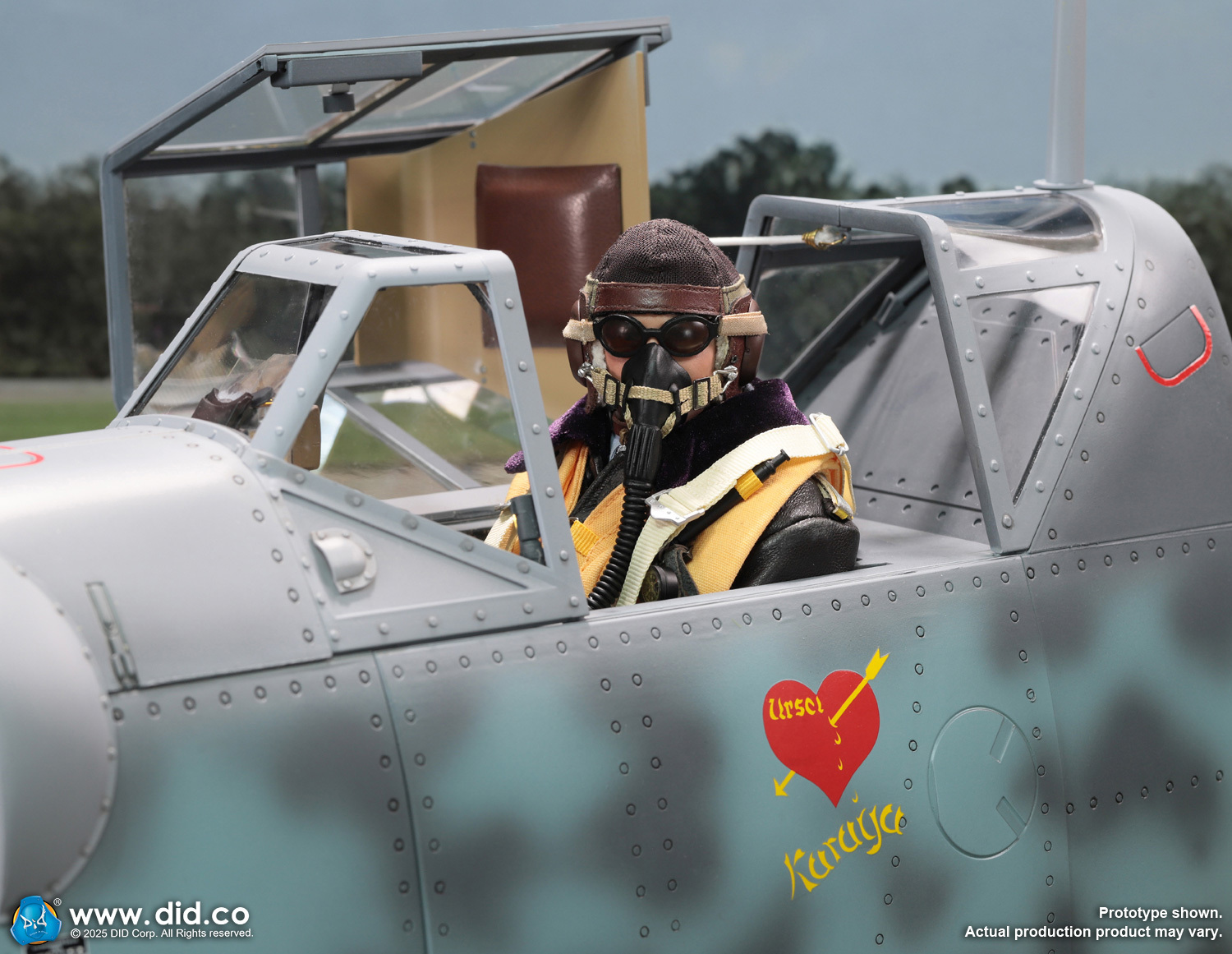 [訂金]DID E60083 1/6 WWII German Bf-109G Cockpit (Grey Blue)