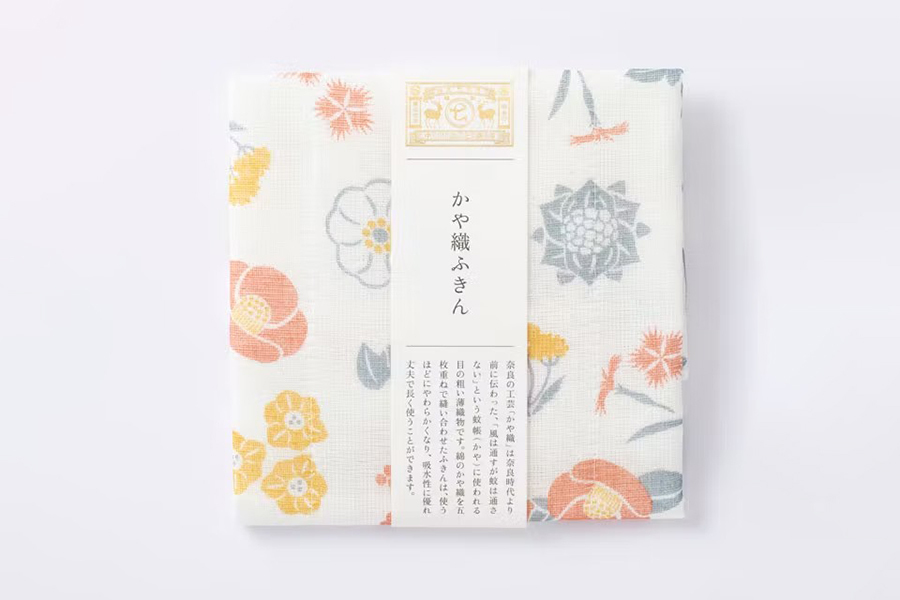 中川政七商店 - 蚊帳織方巾 / 秋冬花紋