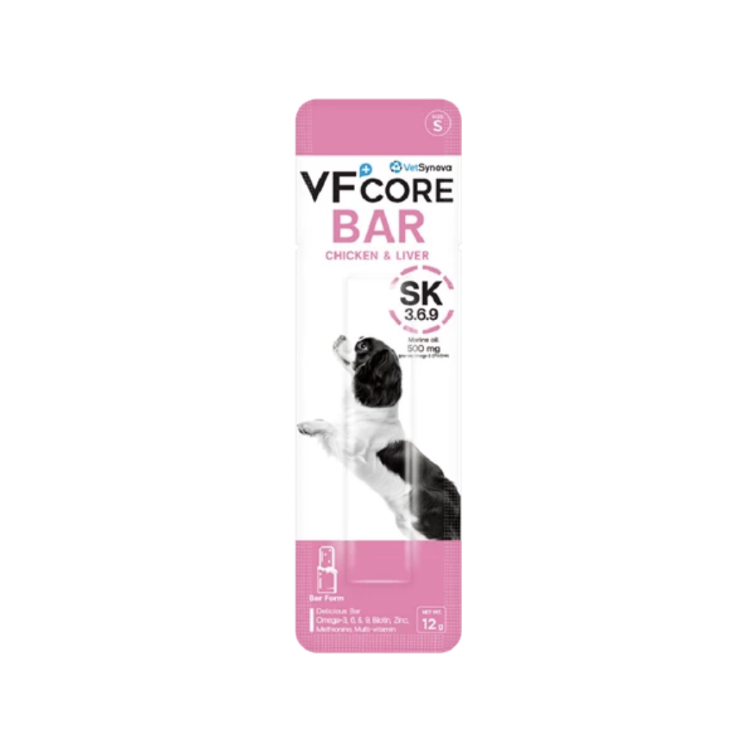 VF+CORE SK-狗用皮膚OMEGA 3.6.9肉條補充品 (12克 X 20包)