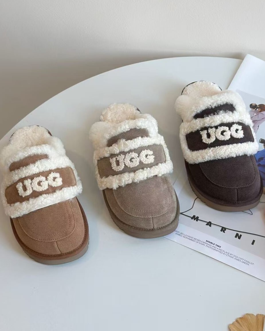 <澳版-薄底>UGG Auspecial Muffin Slipper  毛絨 內刷毛 懶人鞋 拖鞋 三色