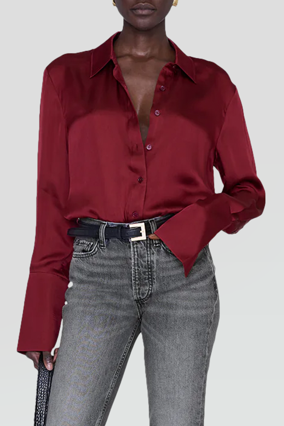 Anine Bing｜AMANDA 經典喇叭袖口寬鬆襯衫