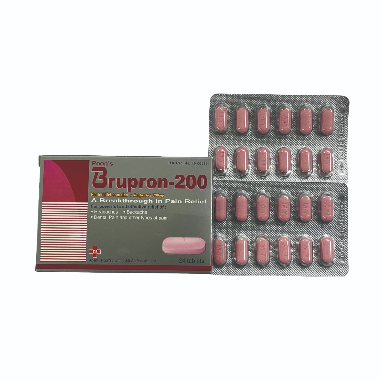 Brupron-200 tablet 24's / 潘氏(美國)痛諾適