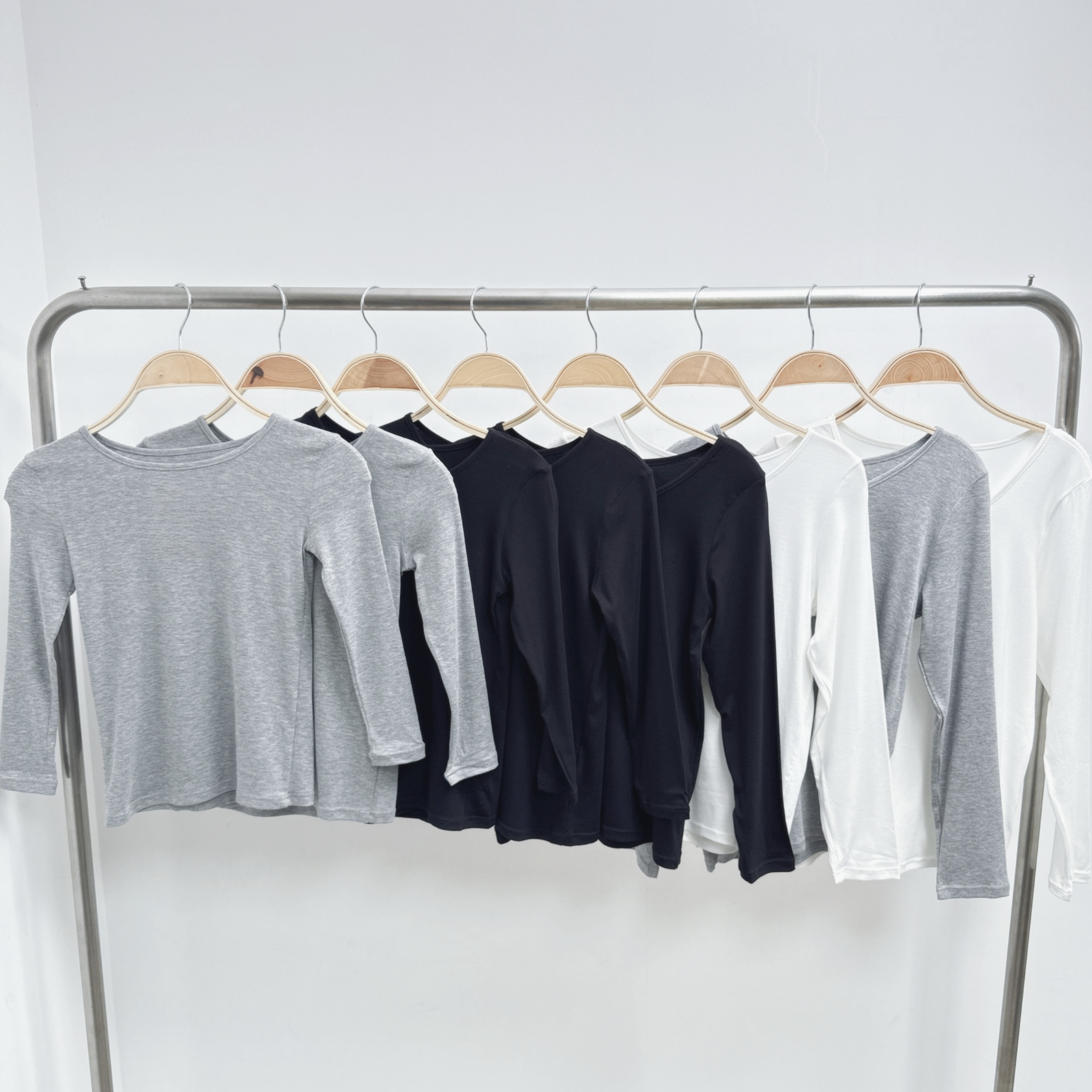 006- 中童/大童棉料長袖打底衫 (A149-A157)