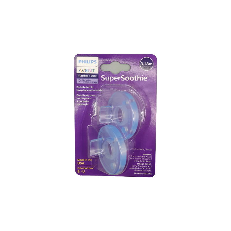 avent superSoothie醫院級安撫奶嘴 (3-18個月) 2個裝