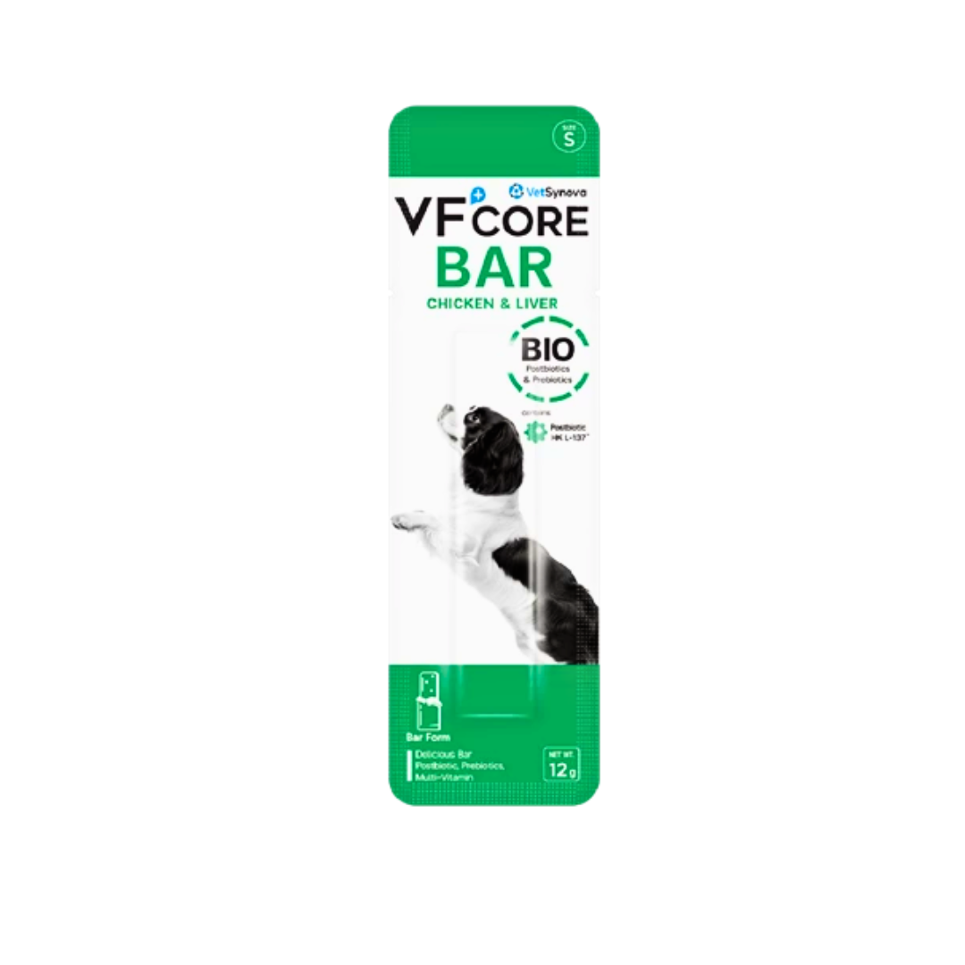 VF+CORE BIO-  狗用腸道後生元及益生元肉條補充品 (12克 X 20包)