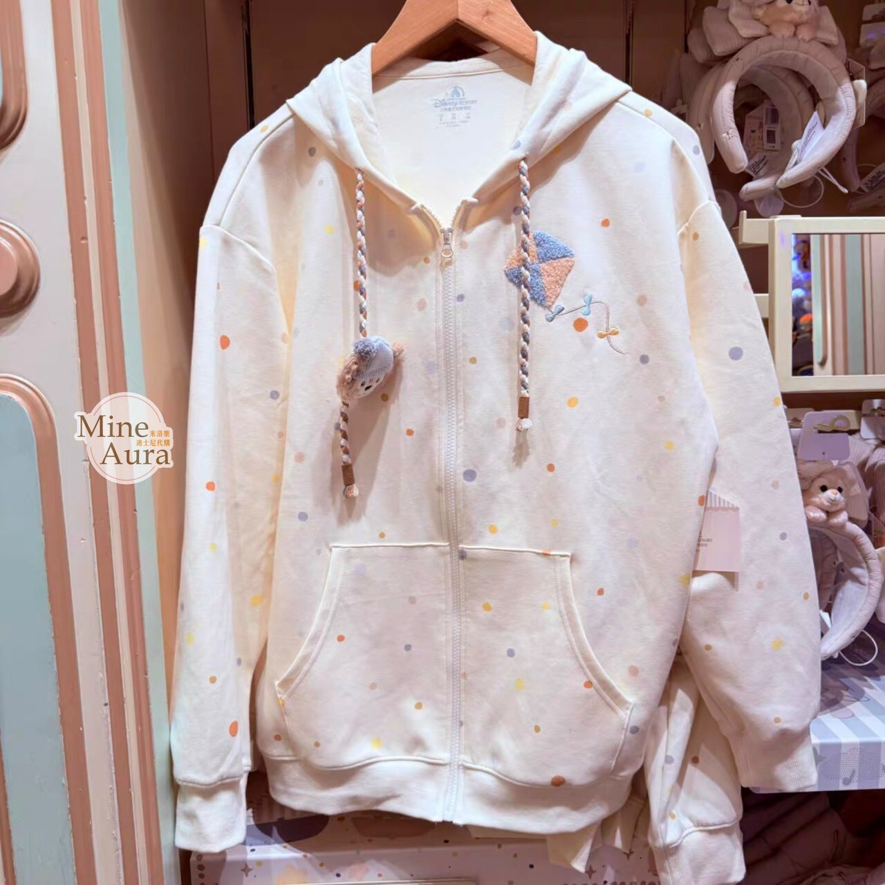 達菲 Duffy 與好友們 小小伙伴系列 達菲 Duffy 連帽 長袖 上衣 -上海迪士尼樂園